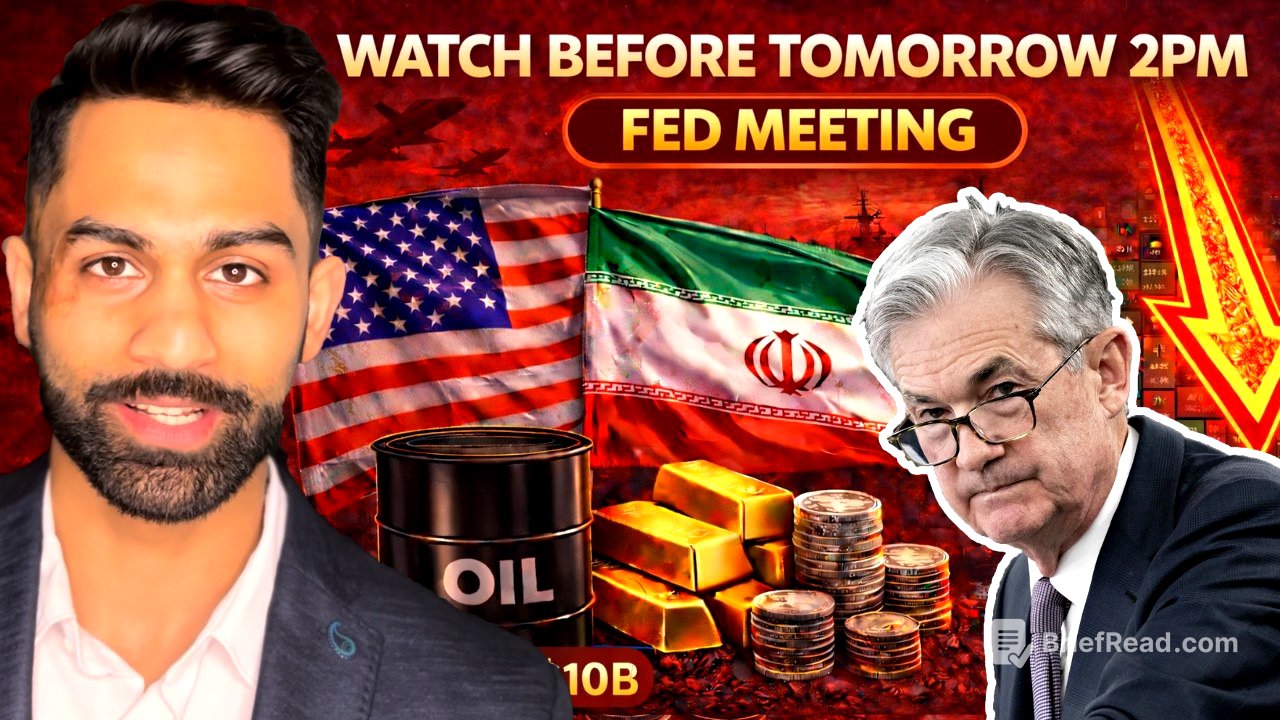 🚨 Don't SAY I didn't WARN YOU: HUGE FED Meeting Tomorrow as OIL Price ELEVATED and War Escalates!!