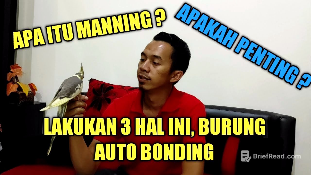 Apa itu Manning Burung? - Proses Manning Burung Falk | Auto Bonding Banget