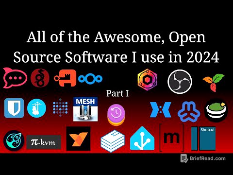 The Free and Open Source Software I Use in 2024 - Part 1