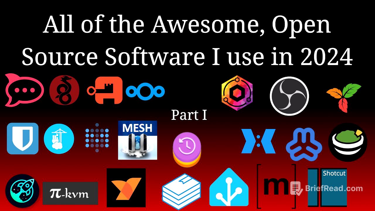 The Free and Open Source Software I Use in 2024 - Part 1