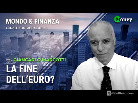 LA FINE DELL'EURO? - GIANCARLO MARCOTTI - Mondo&Finanza