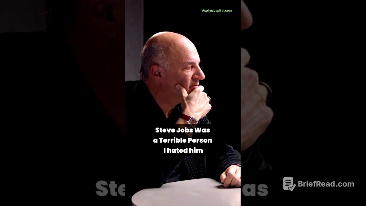 Steve Jobs Was Not a Nice Person #stevejobs #kevinoleary