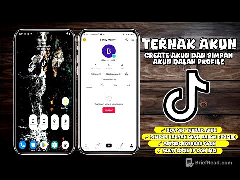 Set TB Ternak Akun Tiktok Multi Profile Simpan Banyak Akun Dalam Profile TB