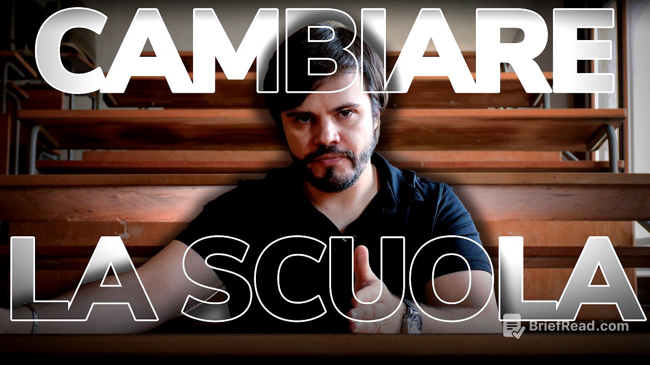 La SCUOLA ITALIANA deve CAMBIARE: ecco come