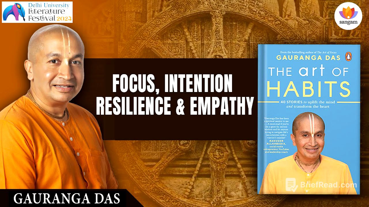 Focus, Intention, Resilience & Empathy | Wisdom by Gauranga Das Prabhu | DU Lit. Fest