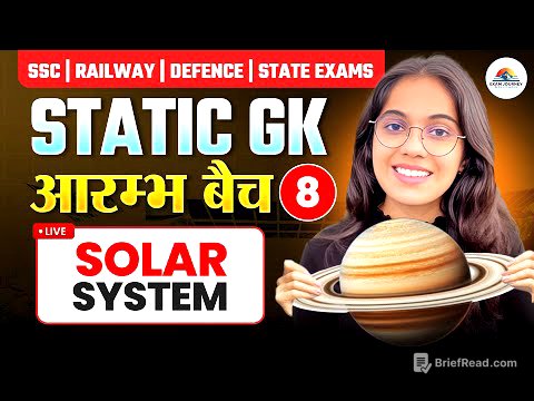 Solar System | Aarambh Batch Class 8 | For All Competitive Exams |  Nikita Chaudhary