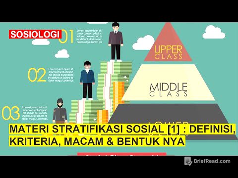 [STRATIFIKASI SOSIAL #1] : Definisi, Kriteria, Macam & Bentuk Stratifikasi Sosial - SOSIOLOGI