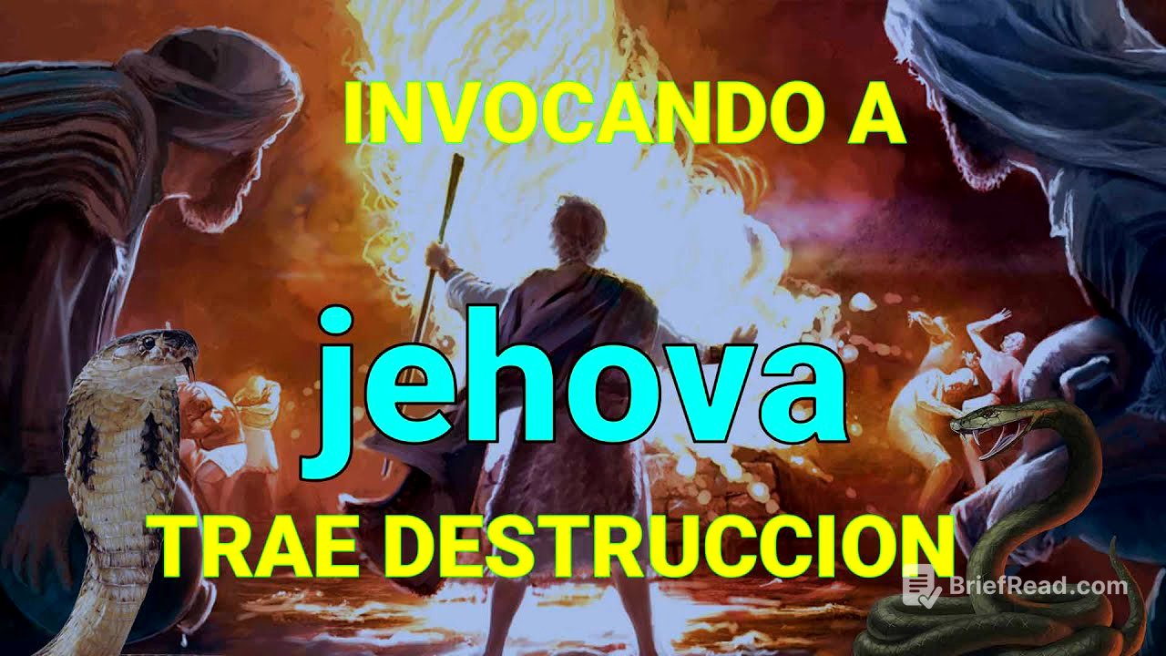 jehova EL FALSO DIOS 💀 ☠️ SI USTED INVOCA EL NOMBRE DE jehova USTED SERA DESTRUIDO