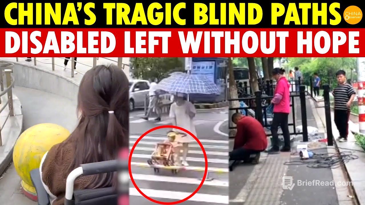 China’s Tragic Blind Paths—Disabled People’s Last Lifeline Cut Off