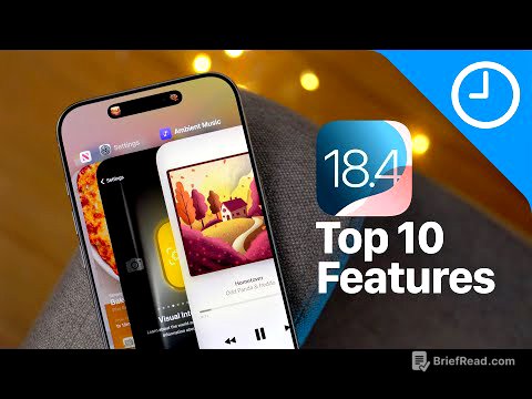iOS 18.4 - Top 10 Features - New Emoji, Ambient Music, Visual Intelligence!