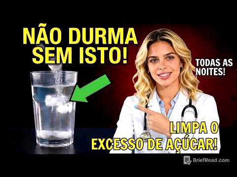 Não DURMA sem BEBER isto! Só 1 COPO Limpa o AÇÚCAR no Sangue (DIABETES) | Dra. Laura Maris