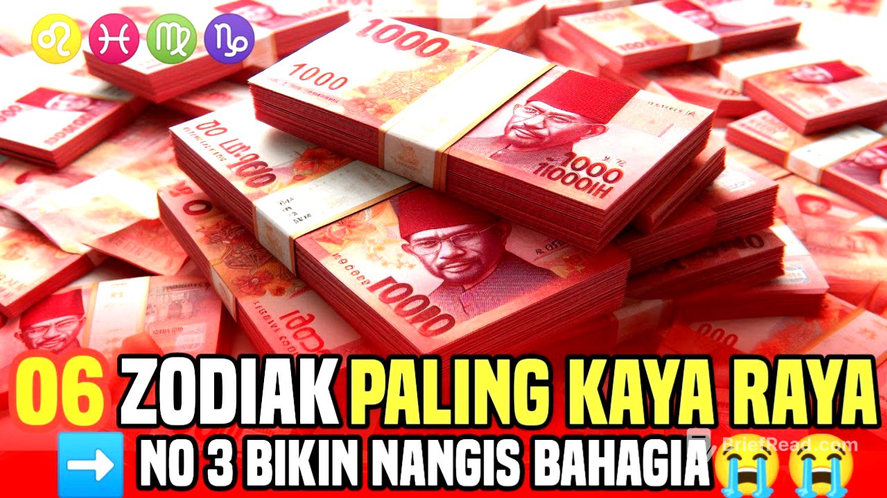 6 ZODIAK PALING BERUNTUNG BULAN INI‼️💰MENDADAK KAYA Rezeki Deras Tak Terduga!"