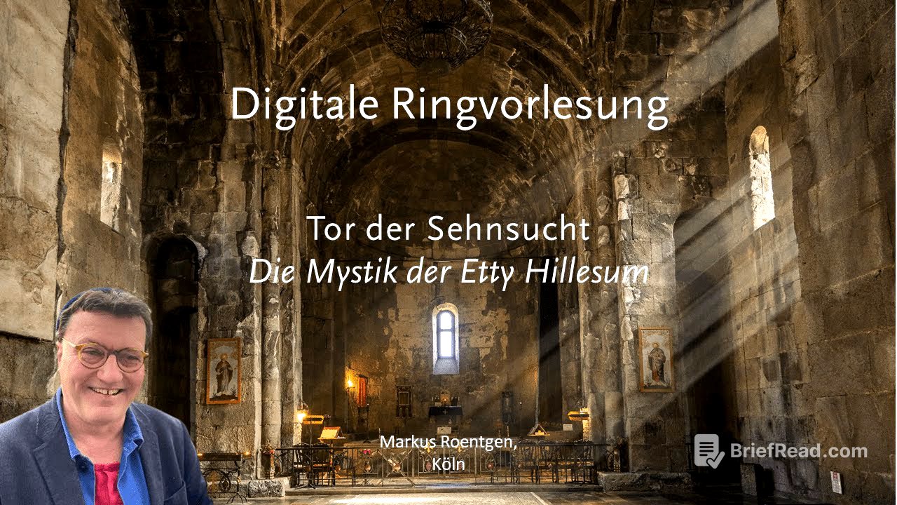 Gottes Gegenwart erfahren: "Tor der Sehnsucht. Die Mystik der Etty Hillesum" Markus Roentgen
