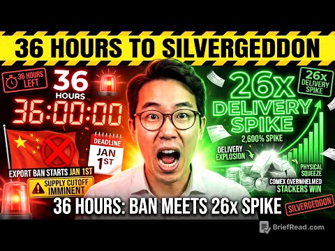 36 HOURS TO SILVERGEDDON: China Export Ban Meets 26x Delivery Spike
