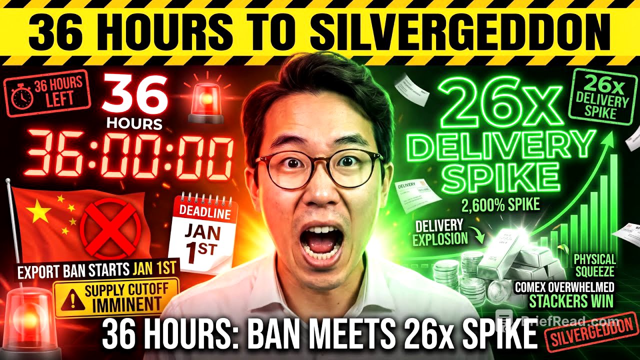 36 HOURS TO SILVERGEDDON: China Export Ban Meets 26x Delivery Spike