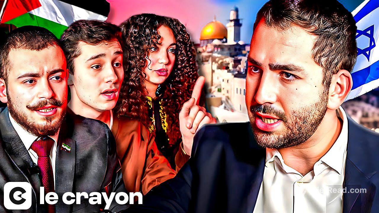 1 pro-israélien vs 4 pro-palestiniens. | Seul contre tous