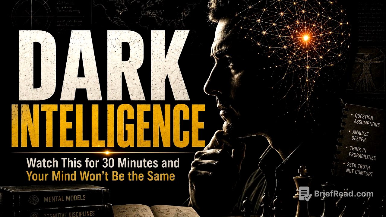DARK INTELLIGENCE | The Hidden Science of Building an Extraordinary Mind