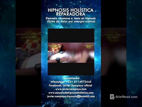 ¡DEMONIO RECONOCE A JESÚS EN HIPNOSIS! Grita de dolor por energía crística   #shorts