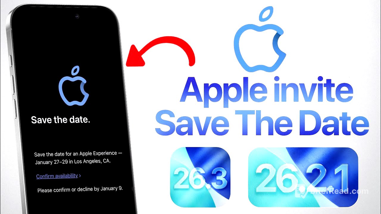 Apple Event CONFIRMED | iOS 26.3 and iOS 26.2.1 Update!