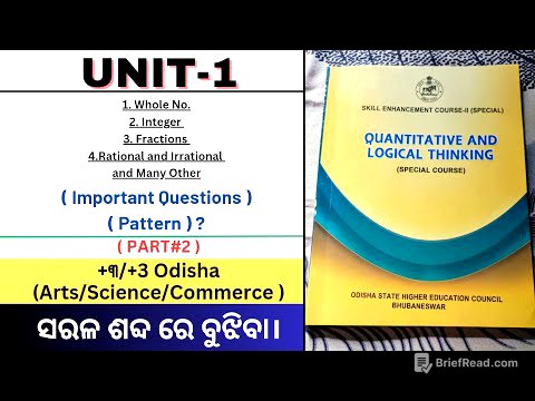 ✅Unit-1🛑(Important Questions) Part#2 prepare/Quantitative & logical thinking/ #supportlerning