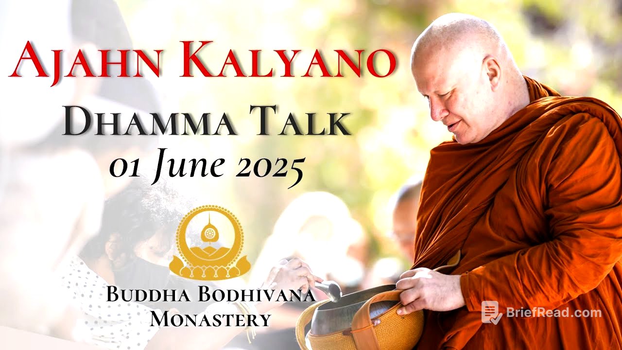 The More You Cling, The More You Will Suffer by Ajahn Kalyano 01 June 25