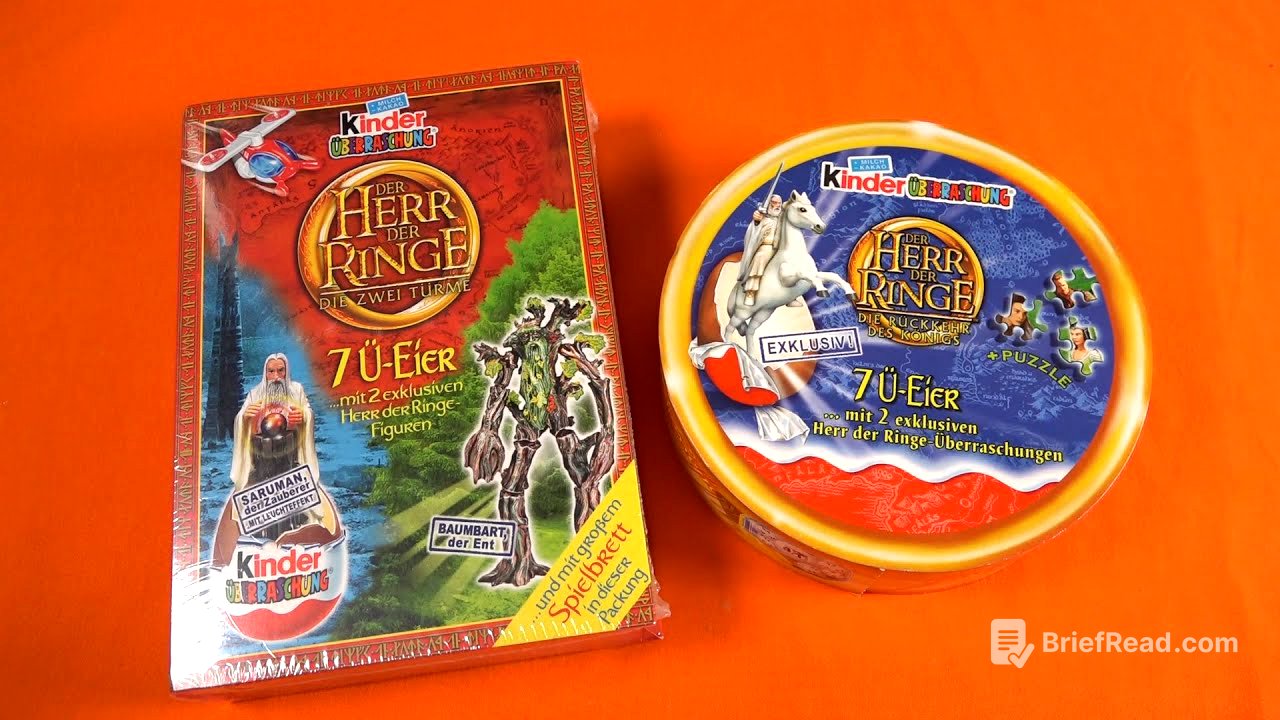 Lord Of The Ring - Kinder Surprise Egg UNBOXING (Herr der Ringe)