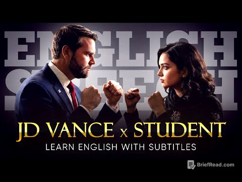 ENGLISH SPEECH | JD VANCE: Student's Immigrant Checkmate (English Subtitles)
