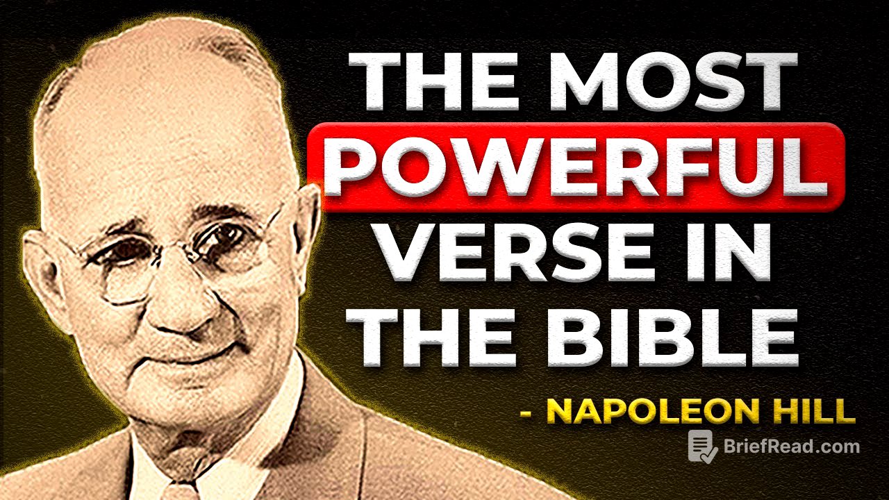 The Most POWERFUL Verse in the Bible | Napoleon Hill