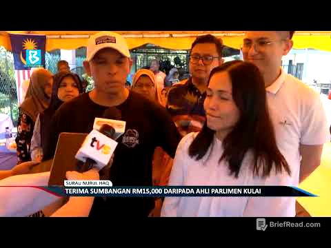 Surau Nurul Haq terima sumbangan RM15,000 daripada ahli parlimen Kulai