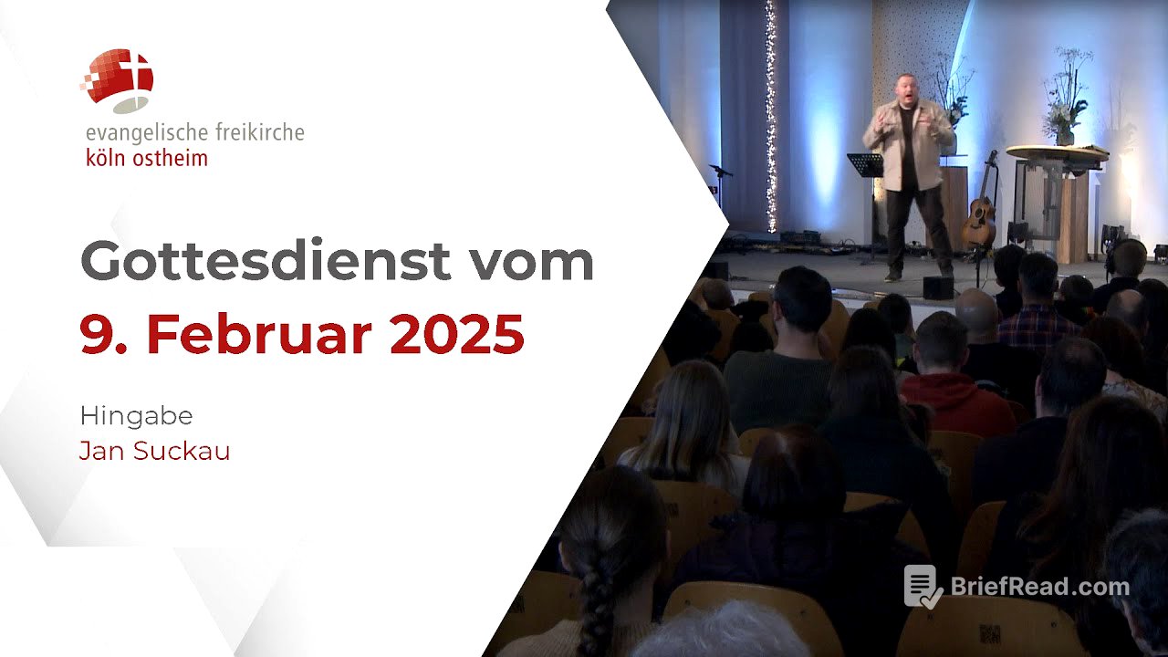 Gottesdienst der EF Köln // 09.02.25
