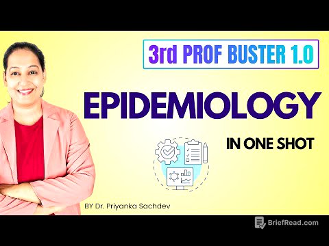 Epidemiology in one shot