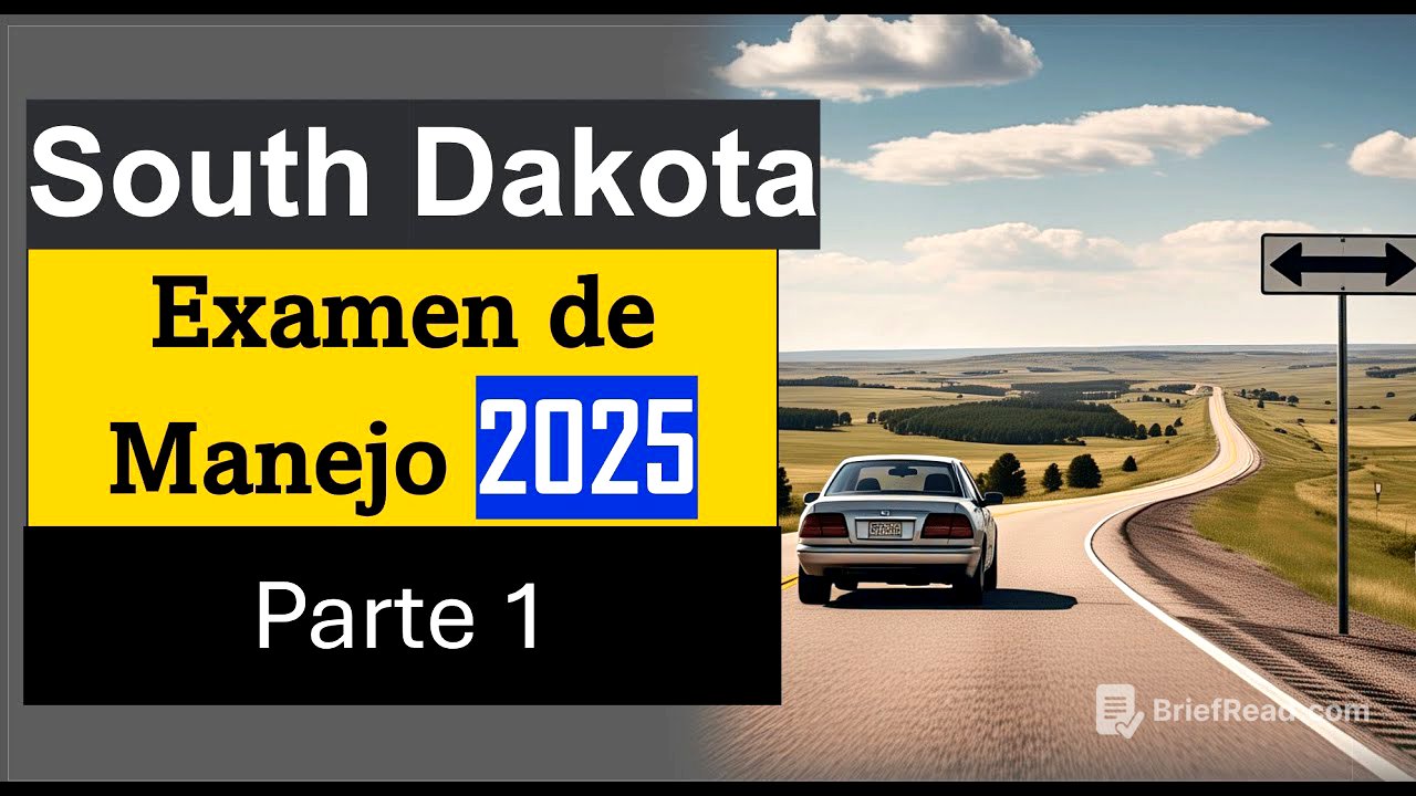 Examen de Manejo South Dakota 2025 - Preguntas y Respuestas Parte 1