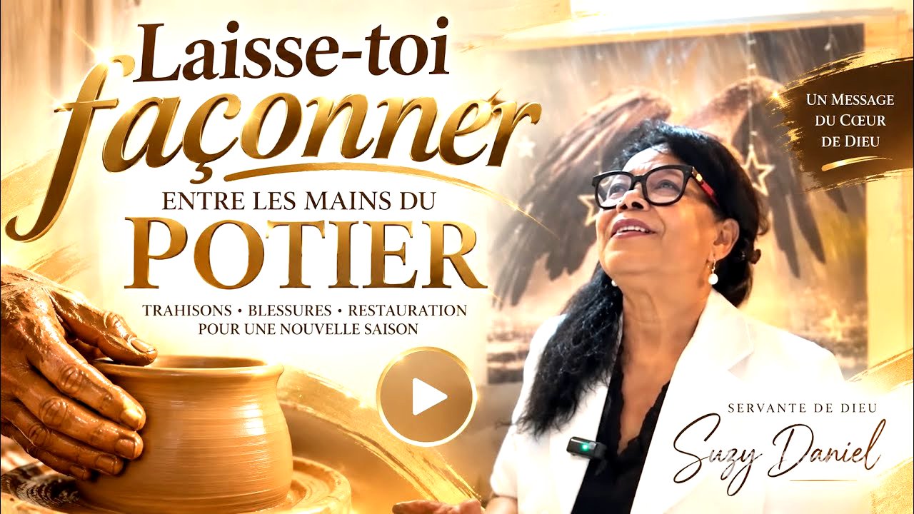 TU N’ES PAS BRISÉE DIEU TE FAÇONNE !              ENTRE LES MAINS DU POTIER | Apôtre SUZY DANIEL 