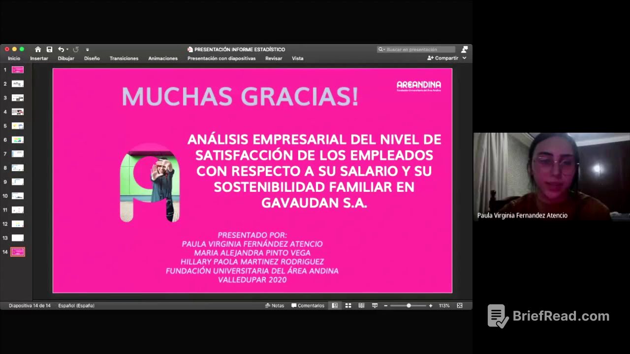 Presentación informe estadístico