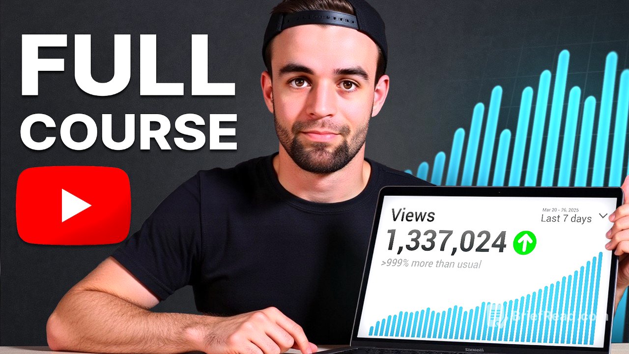 How To Start A YouTube Channel In 2025 | Full Course (12hrs)