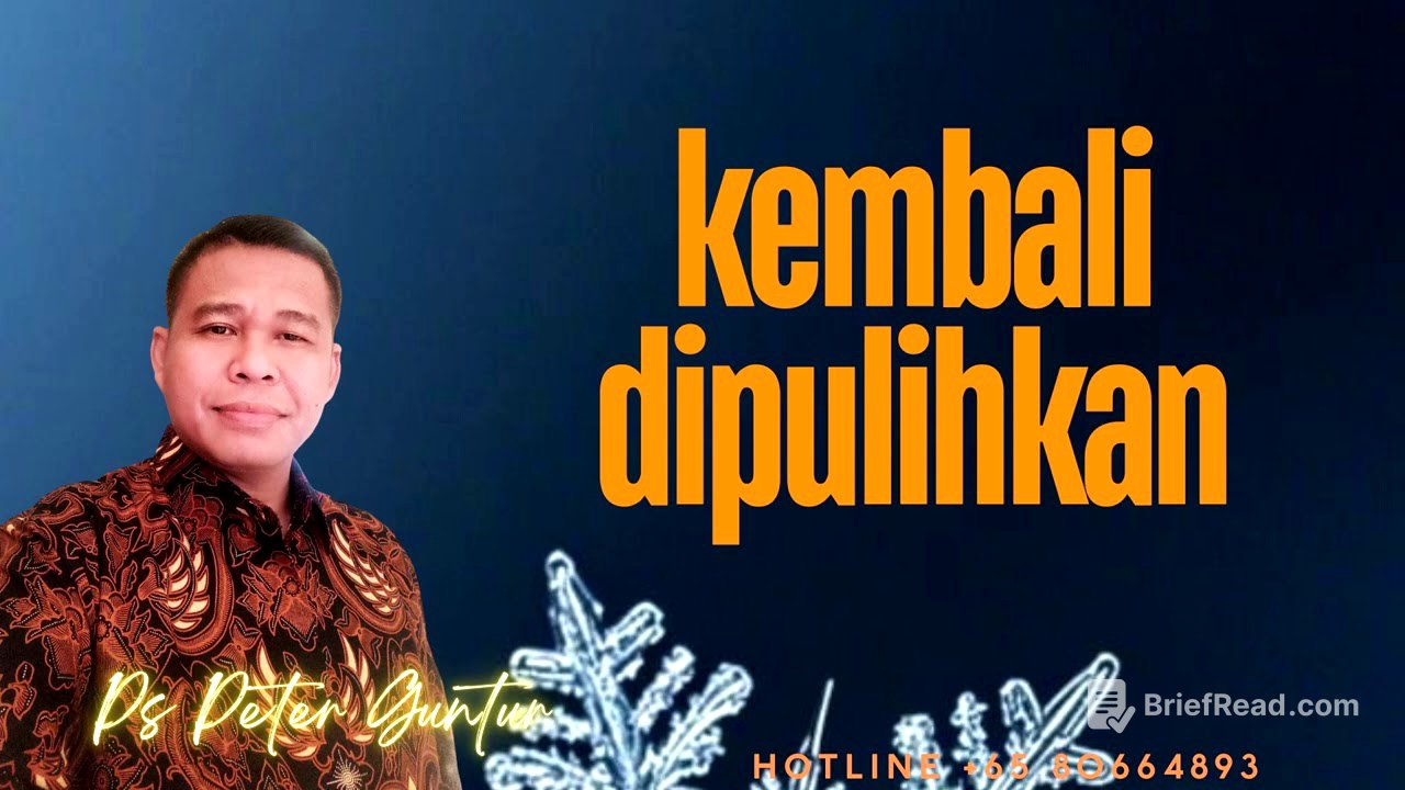 KEMBALI DIPULIHKAN -  PETER GUNTUR