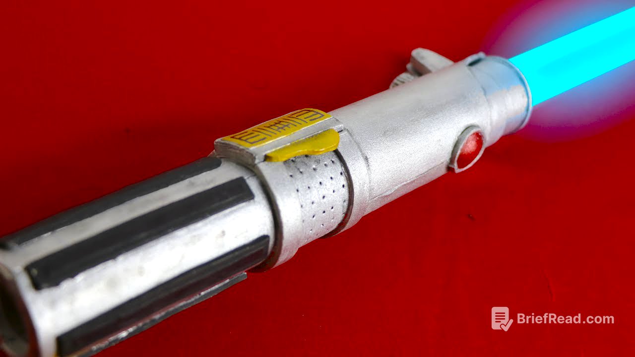 COMO FAZER UM SABRE DE LUZ DO STAR WARS (Ascensão Skywalker)