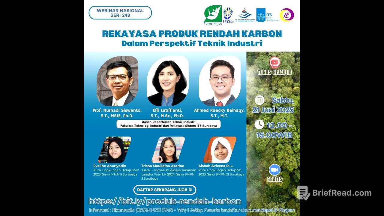 Webinar Nasional seri#248 “Rekayasa Produk Rendah Karbon dalam Perspektif Teknik Industri“