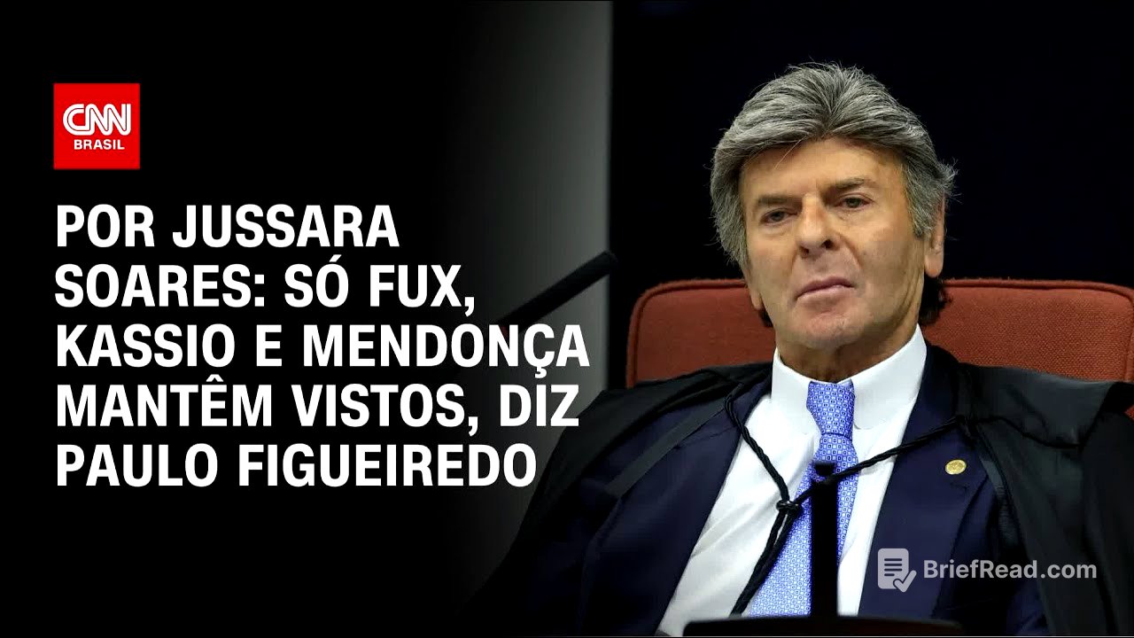 Só Fux, Kassio e Mendonça mantêm vistos, diz Paulo Figueiredo | CNN PRIME TIME