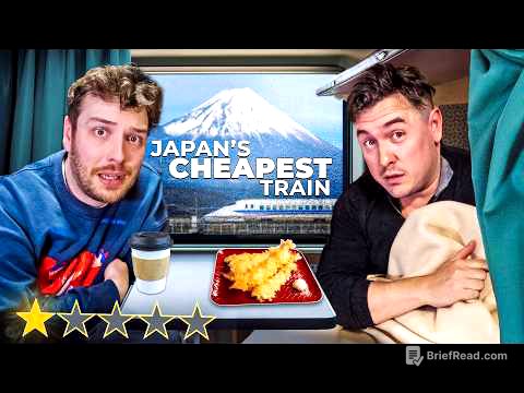 I Slept on Japan's CHEAPEST Overnight Train 🇯🇵 Feat.@CDawgVA​