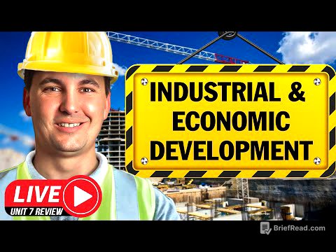 AP Human Geography Unit 7 Live Review! [Industrial and Economic Development Patterns and Processes]