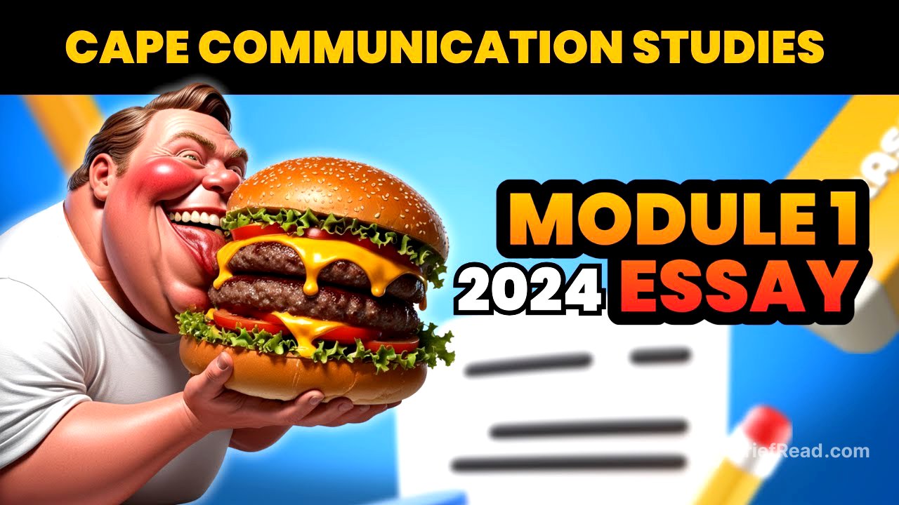 How to Write the 2024 CAPE Communication Studies Module 1 Essay || Free Notes and Sample Essay