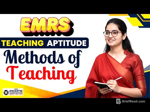 EMRS | Teaching Aptitude | Methods Of Teaching | Class - 08 | By Monika Ma'am