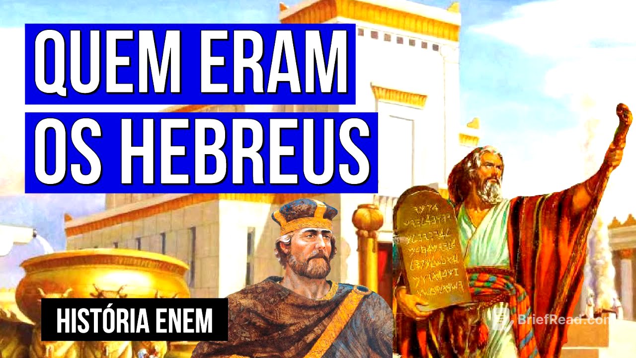 QUEM ERAM OS HEBREUS: História, religião e diáspora. Resumo de História Enem. Prof Felipe  Oliveira