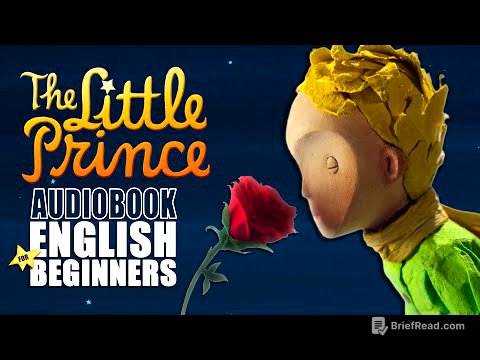 🌟THE LITTLE PRINCE 🌟: Audiobook for English Beginners (A1-B1) - FULL TEXT & PDF 🦊🌹