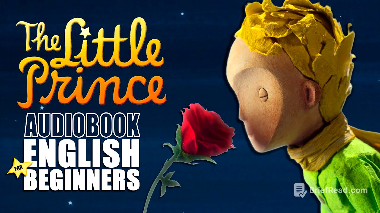 🌟THE LITTLE PRINCE 🌟: Audiobook for English Beginners (A1-B1) - FULL TEXT & PDF 🦊🌹