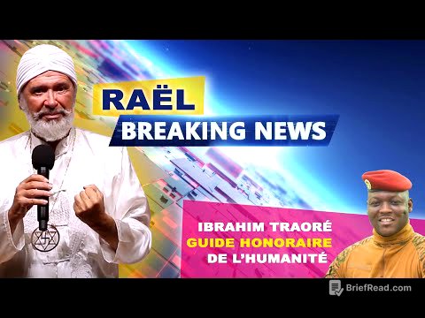 RAËL nomme IBRAHIM TRAORÉ GUIDE honoraire de l’HUMANITÉ !