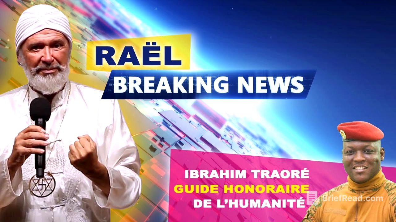 RAËL nomme IBRAHIM TRAORÉ GUIDE honoraire de l’HUMANITÉ !