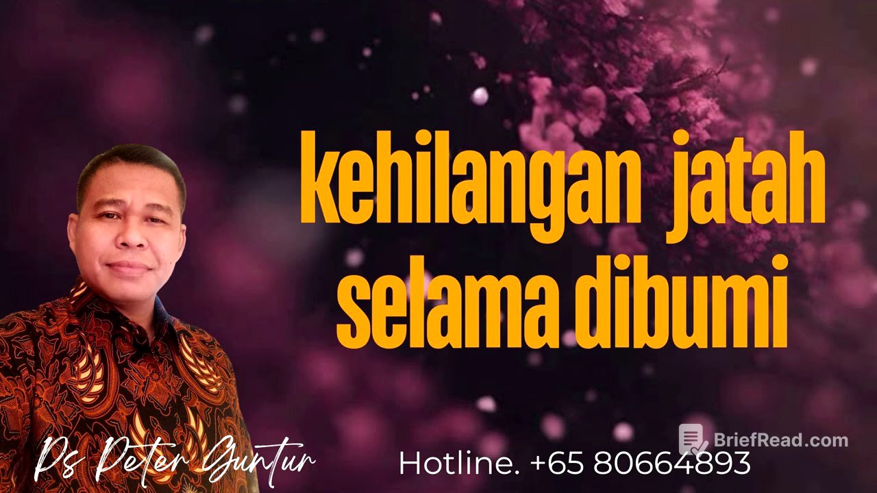 KEHILANGAN JATAH SELAMA DI BUMI  -  PETER GUNTUR