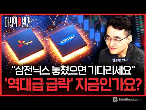 ‘삼전닉스’ 12%대 폭락..“염승환 이사님, 지금이 그 ‘매수 타이밍’인가요?” | 💡지식의발견